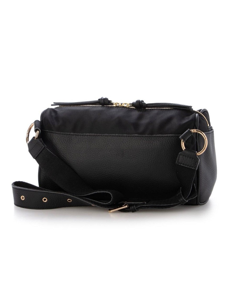 UNBILLION ペルケ perche / 牛革×ナイロンチェンジベルトキーチャームショルダー 