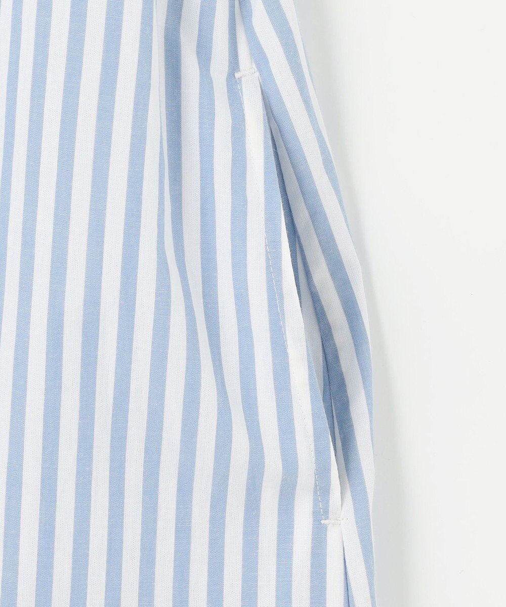 23区 【Indian Factory】コットンポプリン タックディテール シャツワンピース 