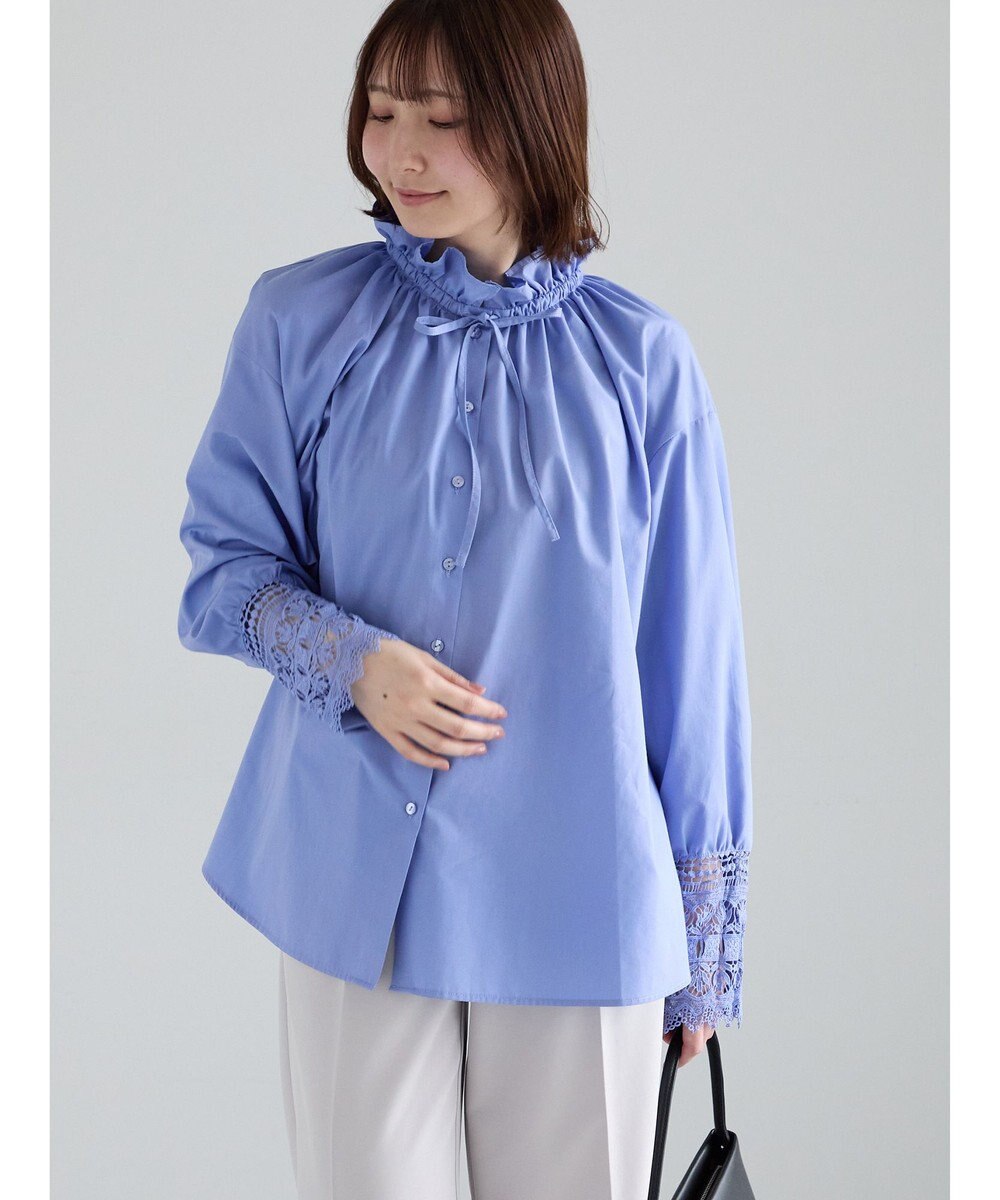 Te chichi レースカフスブラウス 