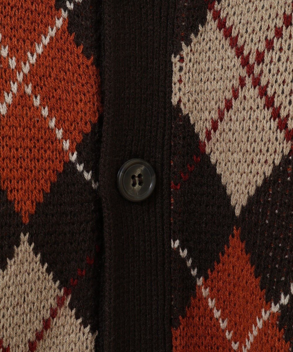 CRAFT STANDARD BOUTIQUE アーガイル柄カーディガン 