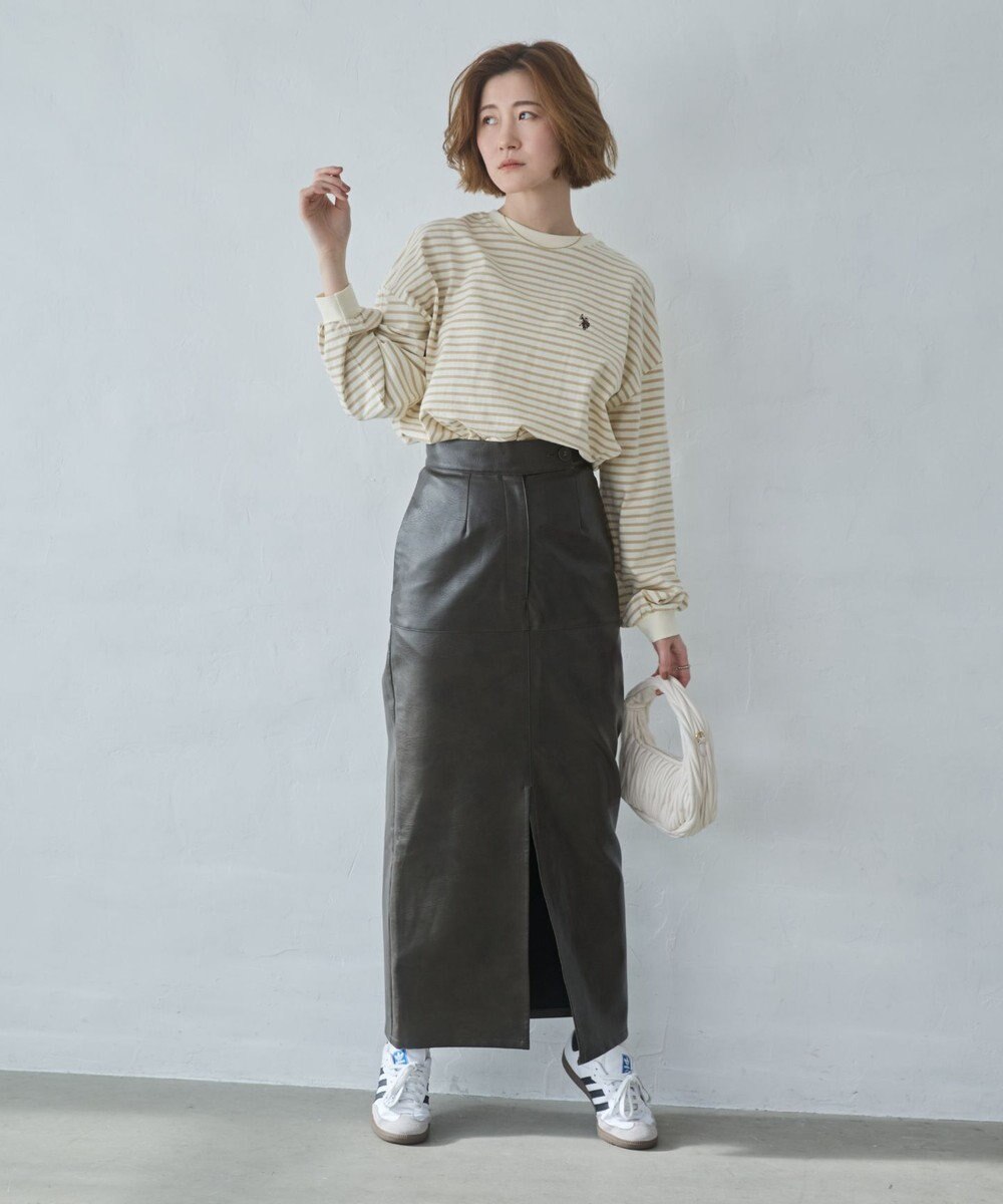 WEGO 【大好評により再入荷！】USPOLOだぼそでカラーロンT 