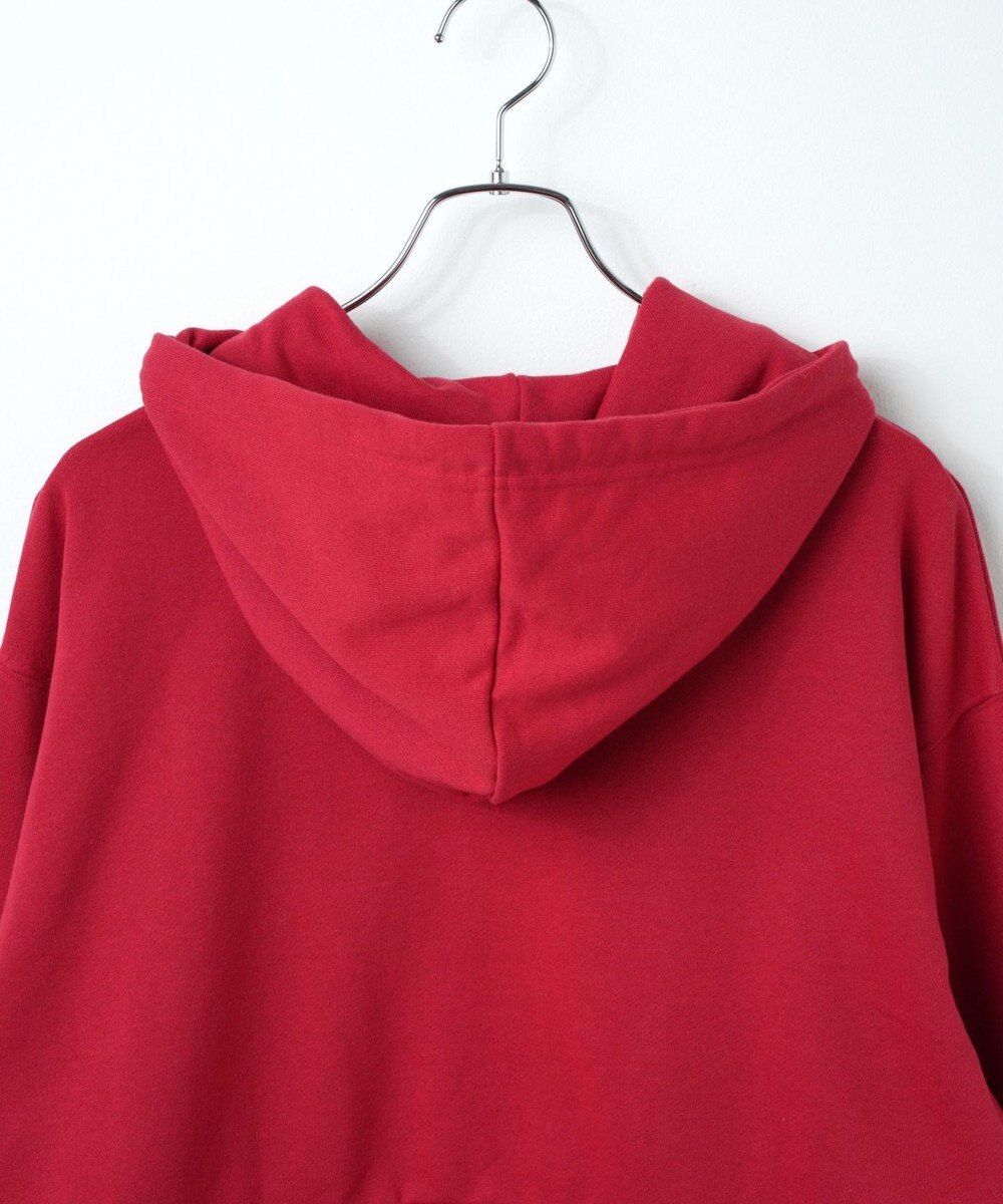 WEGO 配色ロゴデザインショートパーカー 