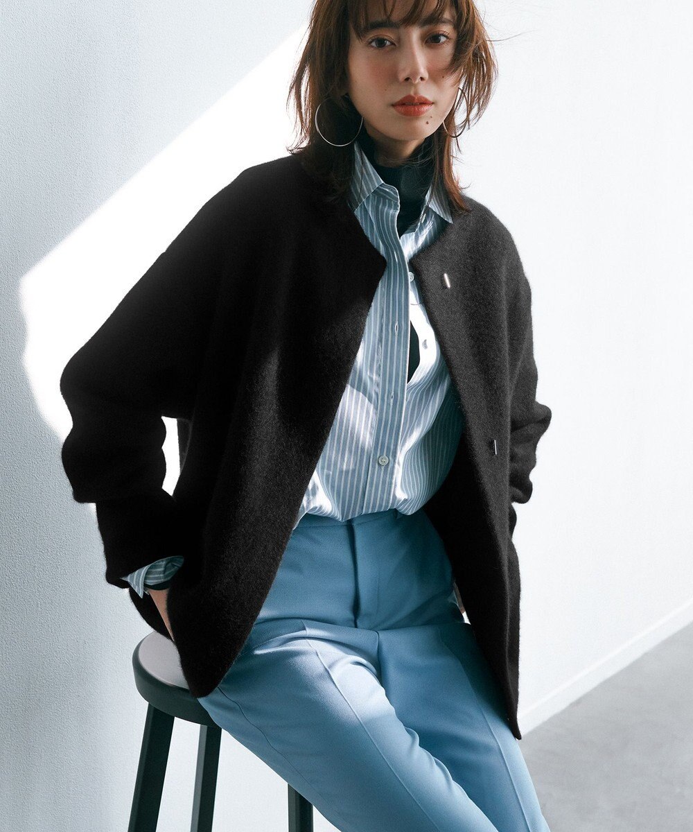 23区 【CLASSY.2月号掲載/洗える】CANCLINI ベーシック シャツ 