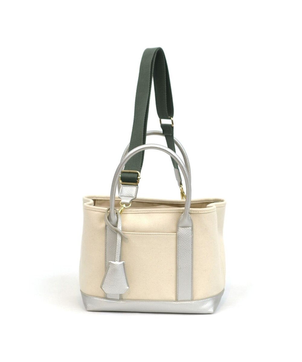 UNBILLION cachecache ショルダー付きパーテーションキャンバストートL 