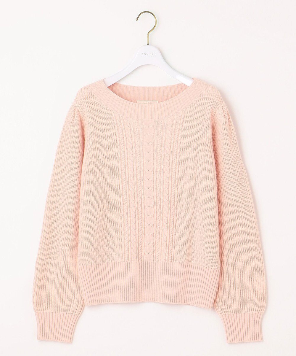 ANY SIS L 【セットアップ対応】スフレショート丈 プルオーバー 