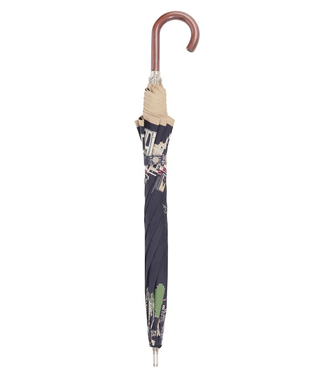 MOONBAT DAKS(ダックス) 晴雨兼用日傘 長傘 カラフルな街並み フワクール生地使用 