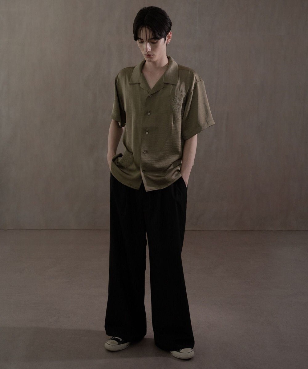 WEGO サテン刺繍シャツ（SS） 