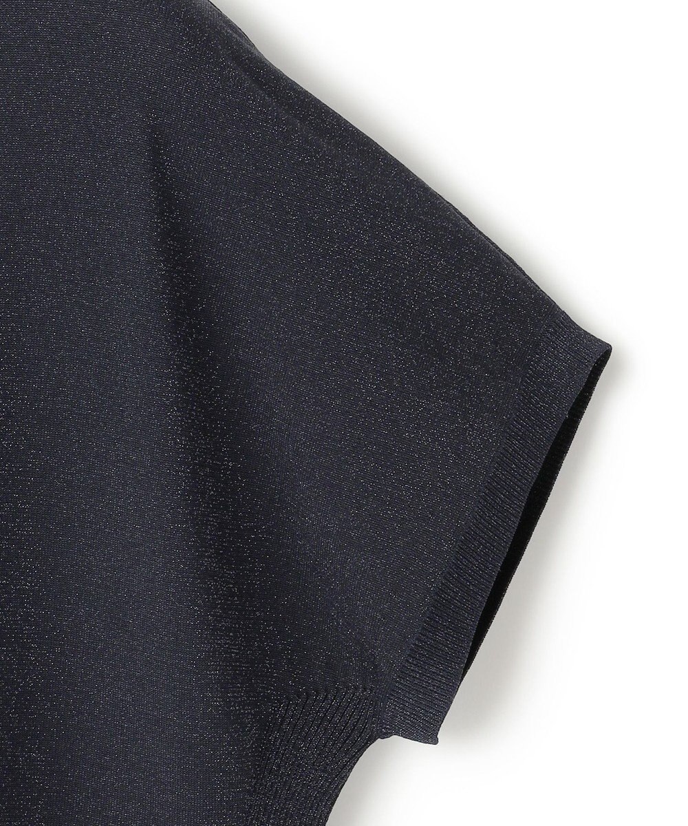 23区 【洗える】レーヨンポリエステルストレッチ プルオーバー ラメニット 