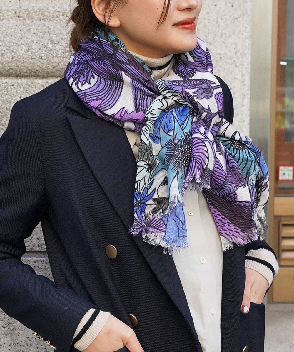 muto U-conic purple ストール 