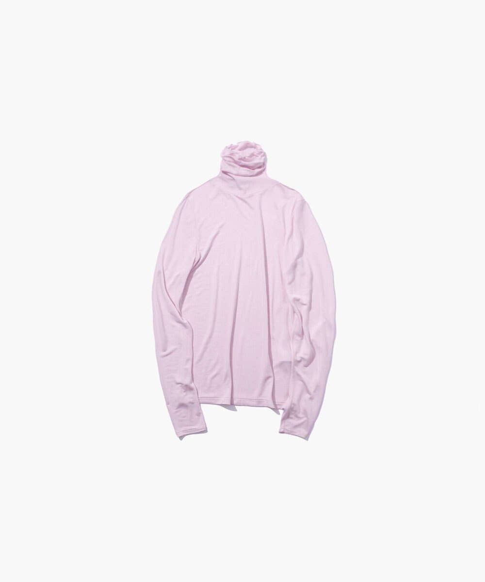 ATON MODAL SILK JERSEY | タートルネックプルオーバー 
