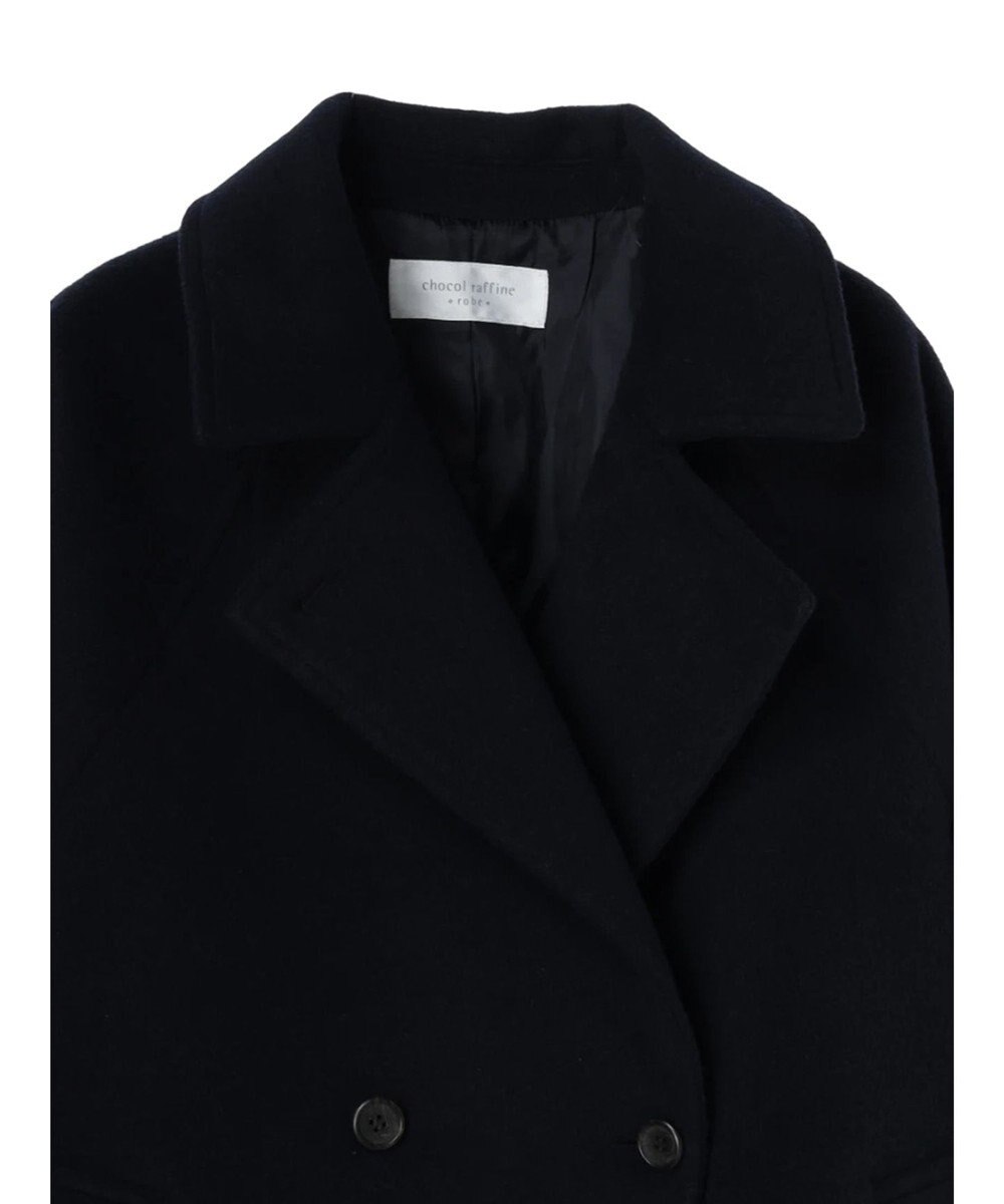 Green Parks ビーバー調テーラードカラーコート 