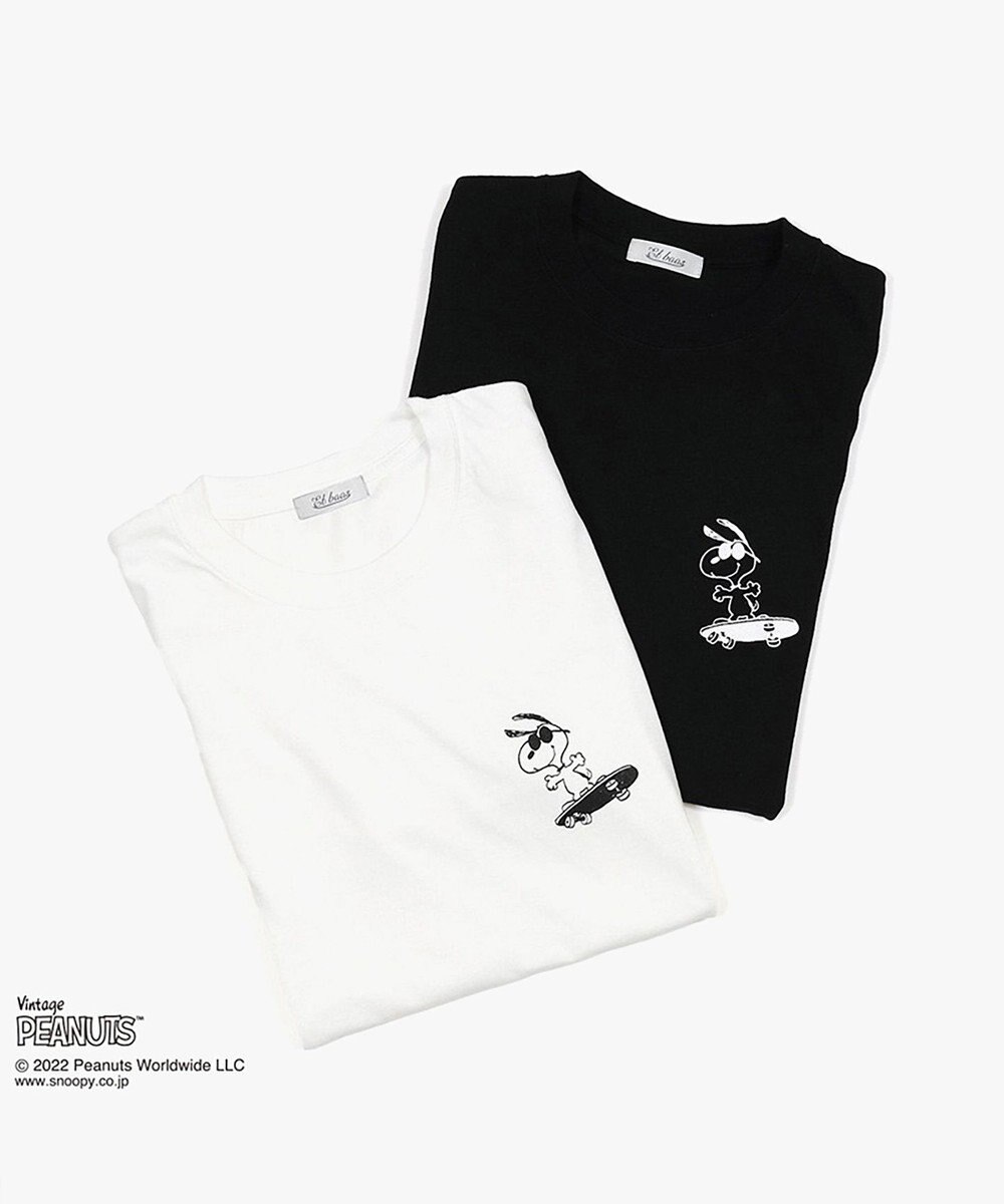 general design store 【PEANUTS×Et baas】スケボーショートスリーブTシャツ BLACK