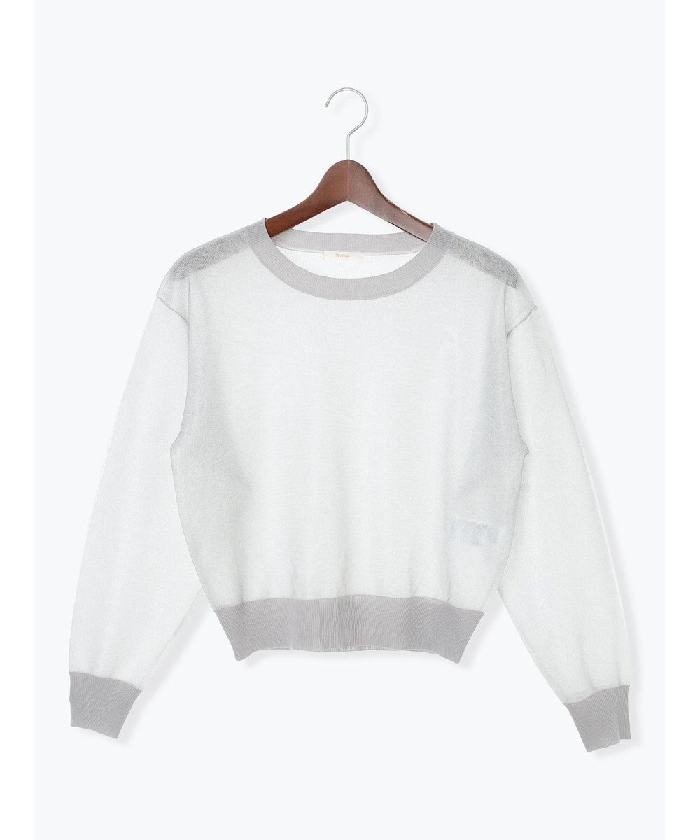 Te chichi シアーレイヤーニット 