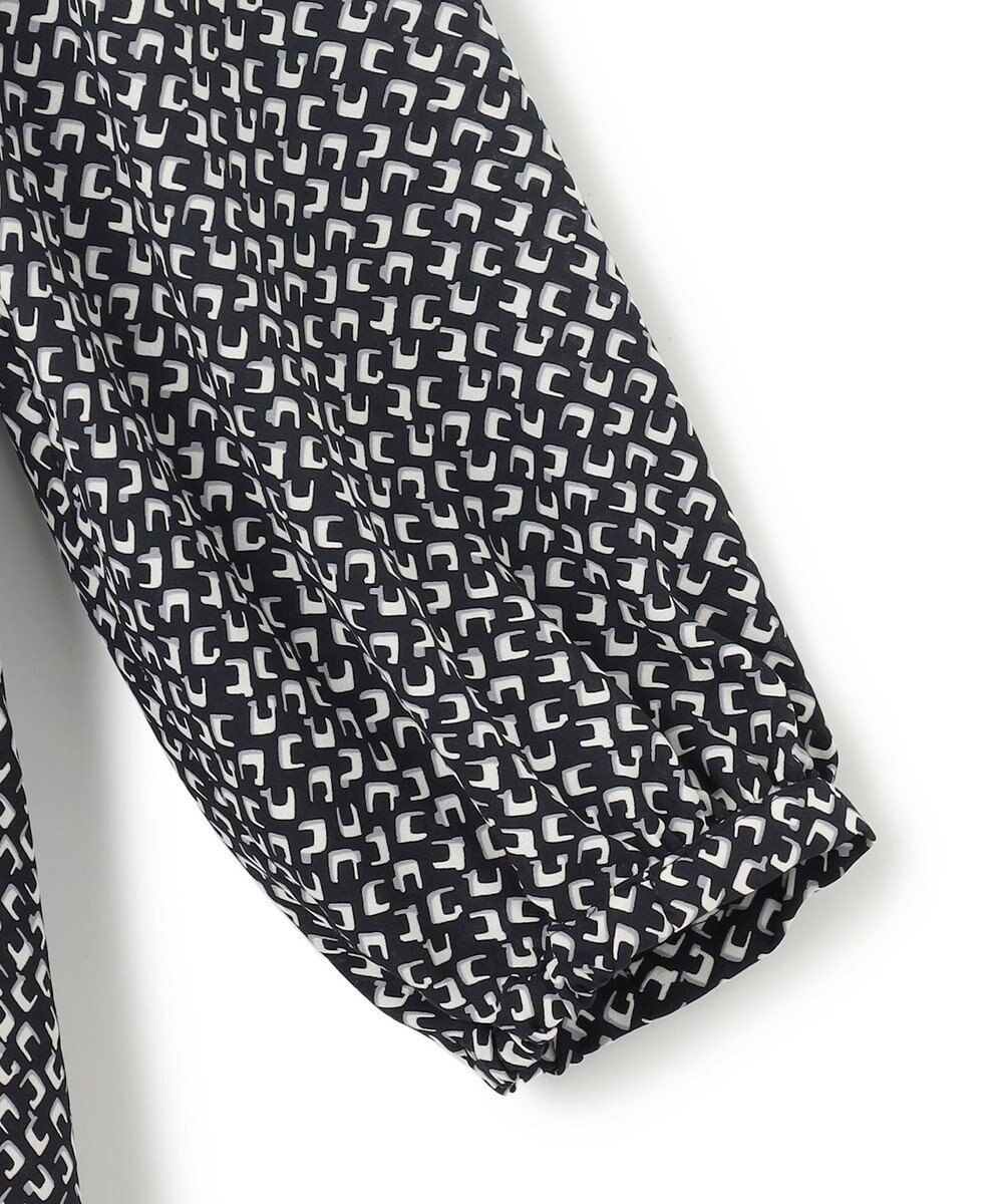 23区 L 【洗える】モダンジオメトリックプリント ワンピース 