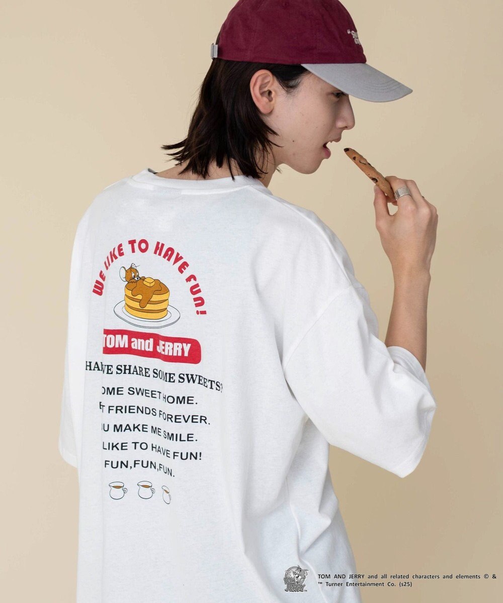WEGO 【新柄追加/ユニセックス着用アイテム/SMLサイズ展開】TOMandJERRYグラフィックT（S） 