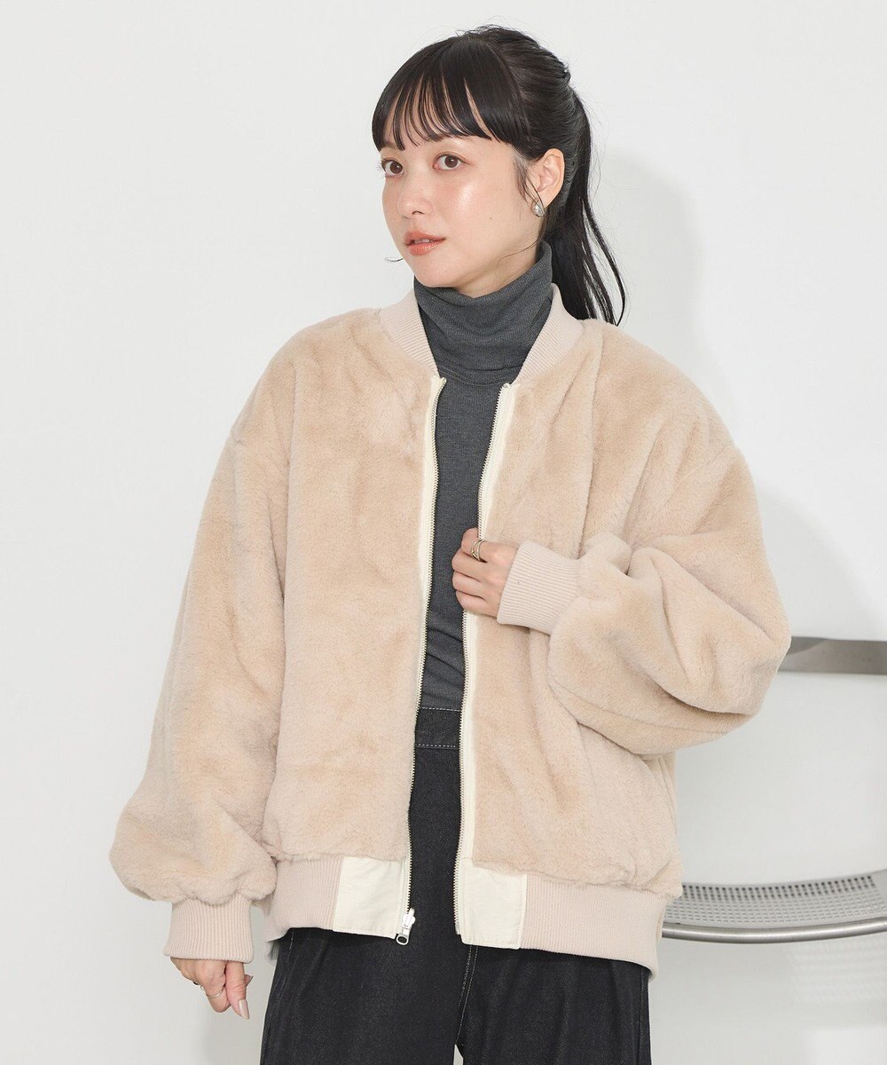 earth music&ecology リバーシブルMA-1 