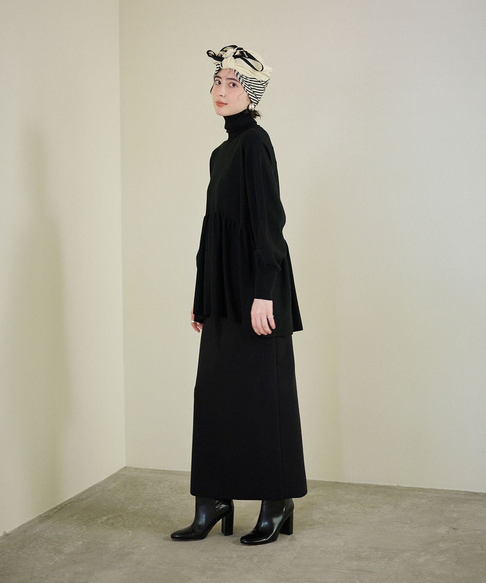 #Newans 【洗える】ペプラムデザインワイドシルエットプルオーバー 