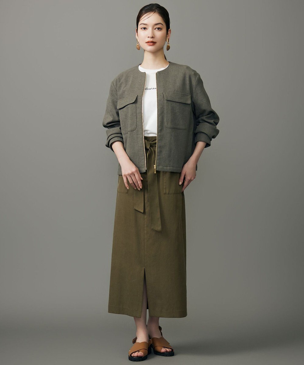 自由区 S セルロースコットンチノ スカート 