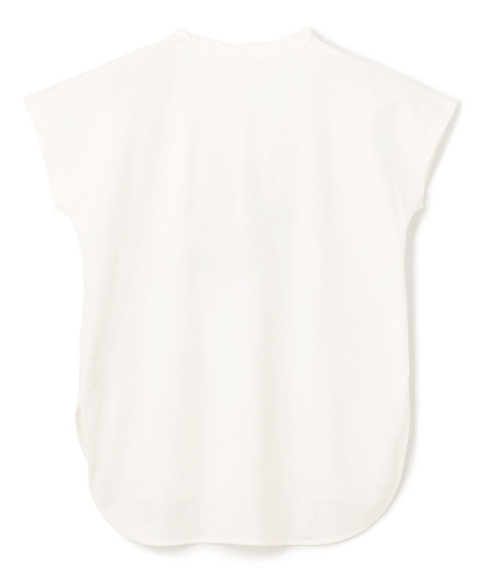 UNFILO L BEAUTY FORM ロゴ刺繍フレンチスリーブTシャツ 