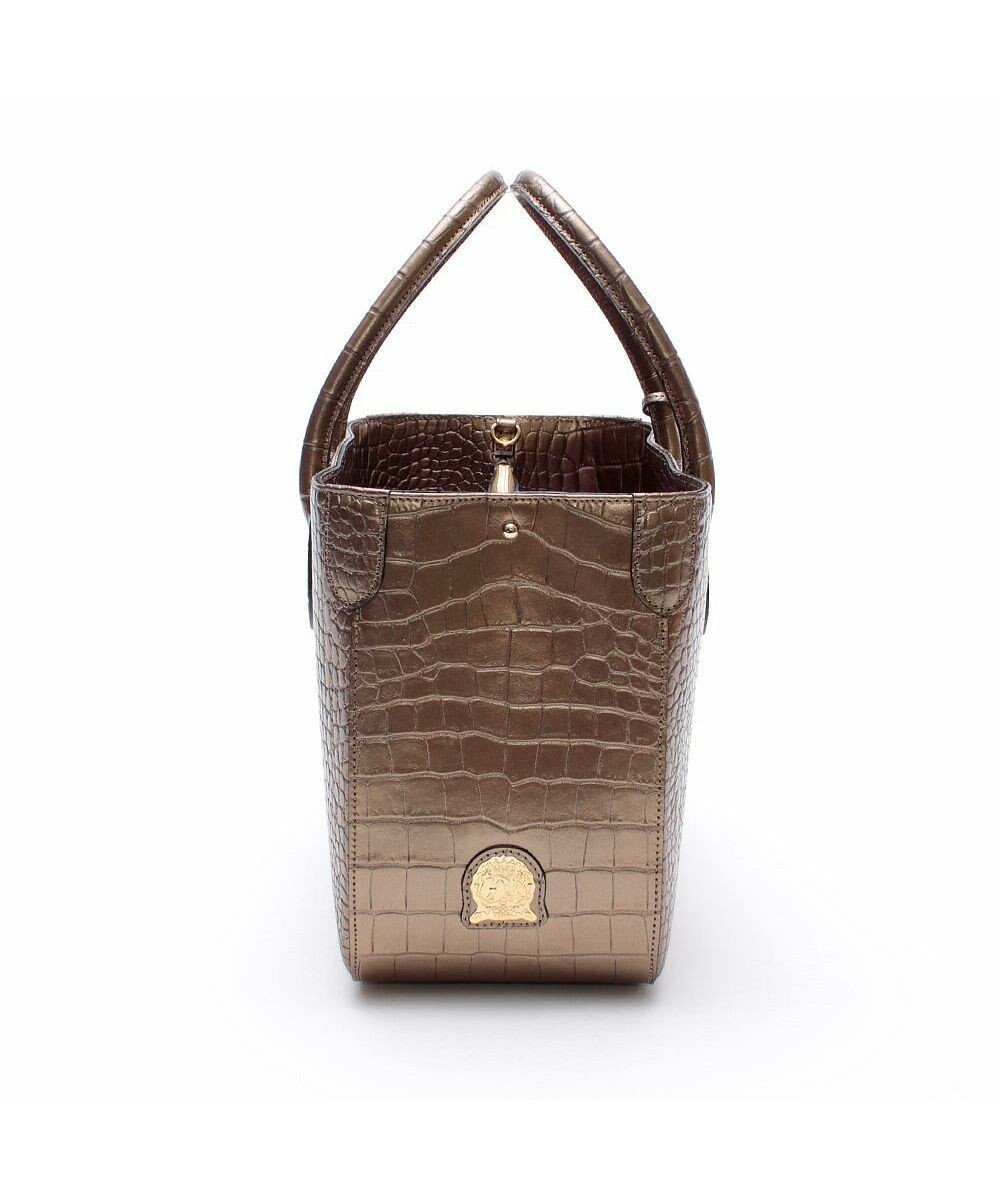 A.D.M.J. 【牛革】クロコダイル型押しトート32cm(Dカン付) 