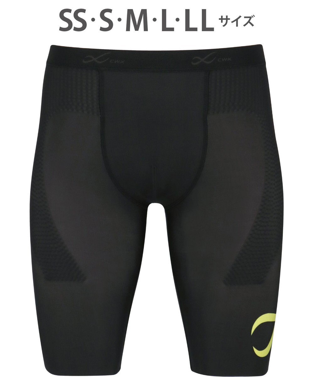 CW-X 【MEN】 CW-X 股関節サポート タイツ 【大谷翔平愛用モデル・撮影着用品番】 下半身の軸がブレにくい 骨盤サポート 球技 陸上 ハーフ ひざ上丈 5分丈 メンズ HOO505 /ワコール 