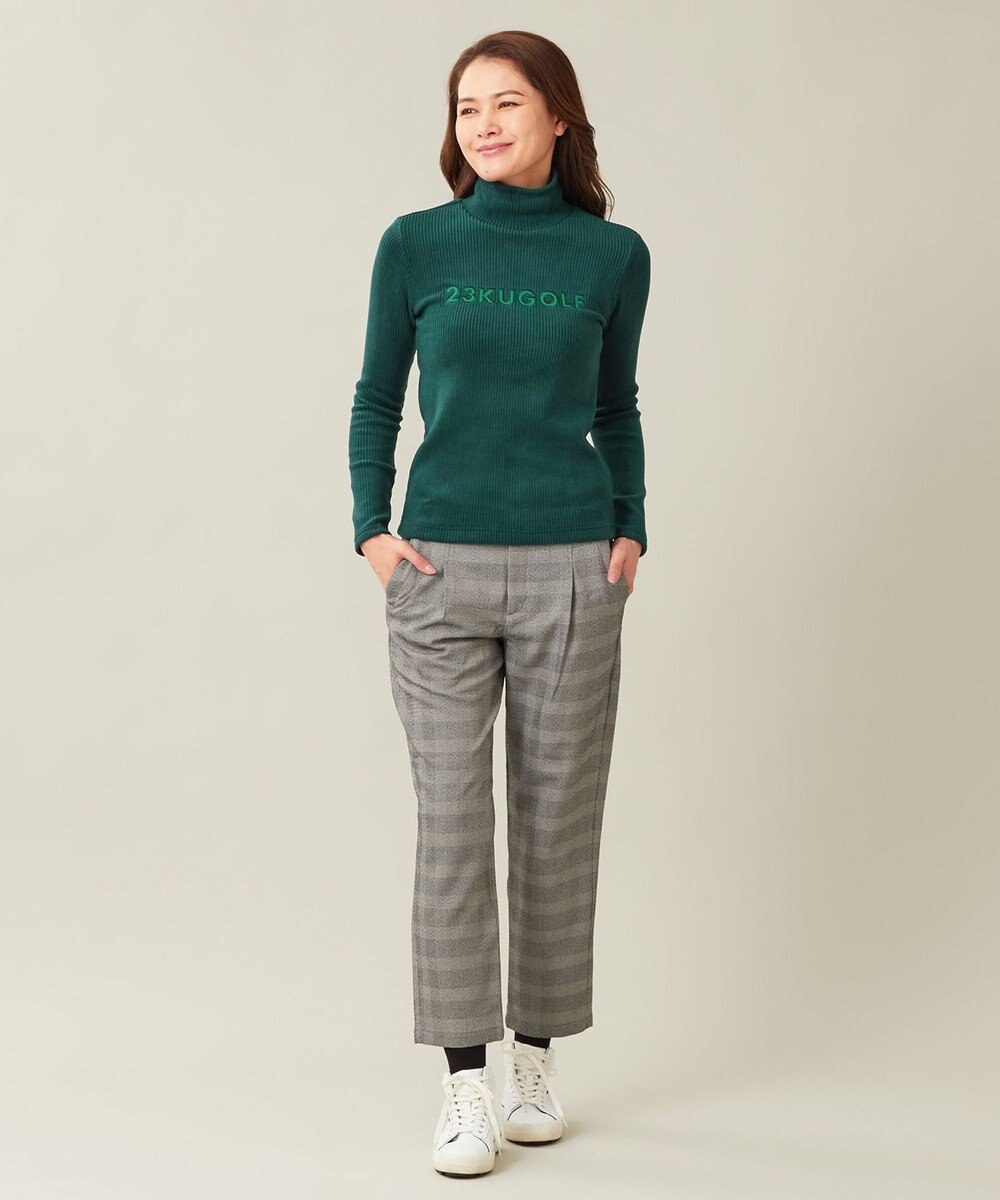 23区GOLF カラー豊富！【WOMEN】【吸湿発熱】グランサーモ モックネック カットソー 