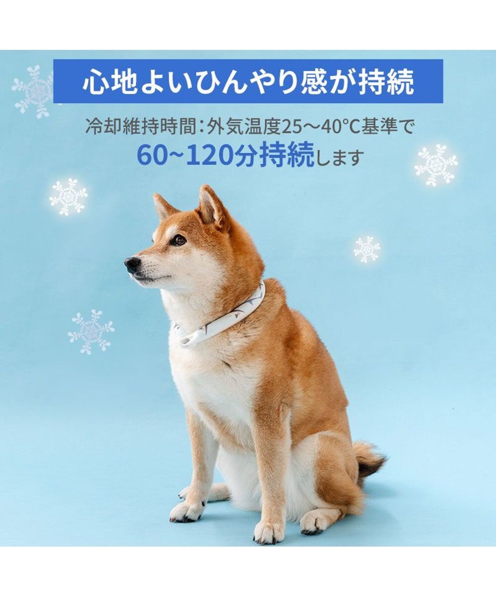 PET PARADISE ペットパラダイス ２８℃ クールリング Ｍ 《サメ柄》 