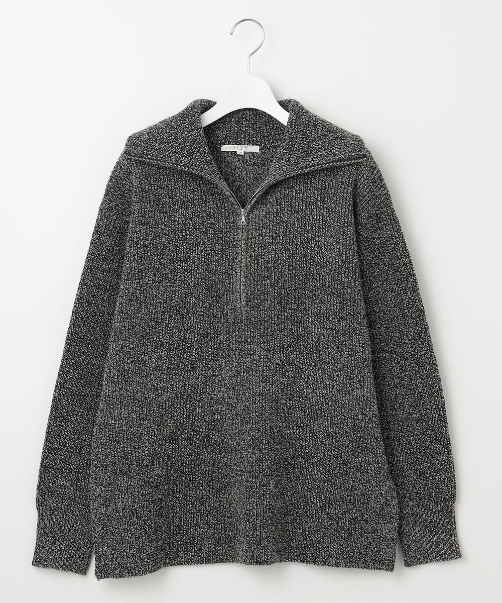 23区 S 【SLOW/一部店舗限定】ニットトータル ハーフジップ ニット 