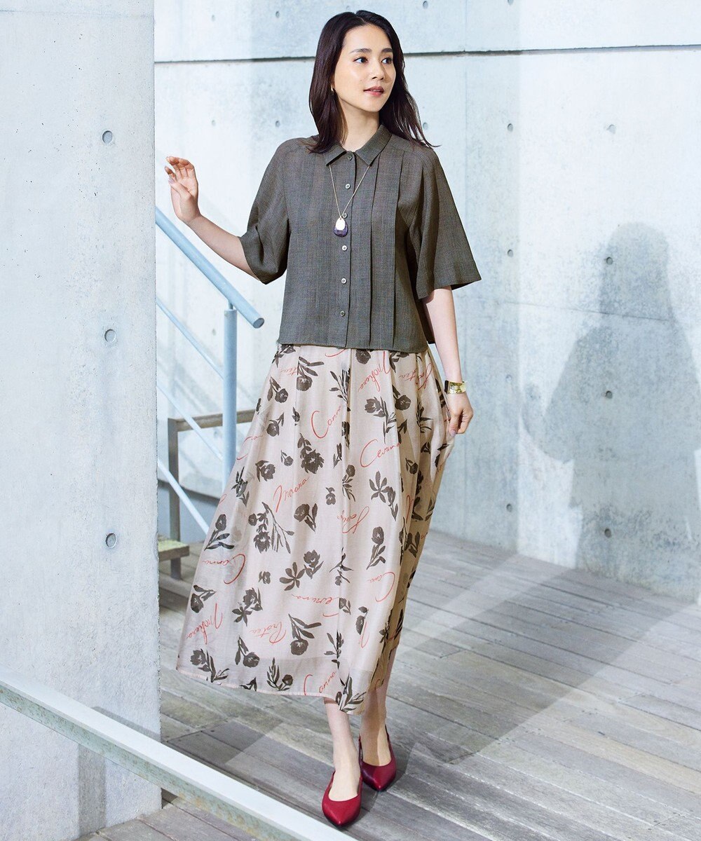 自由区 【SHIHOさん着用・ワンポイントアイテム】オーバルアセチメタル ネックレス 