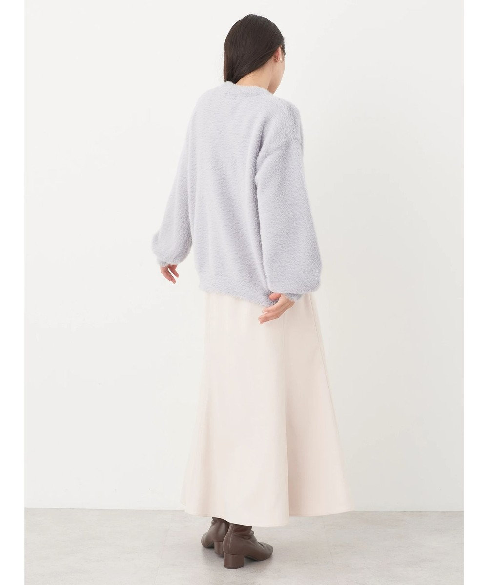 earth music&ecology ロングシャギーハイネックプルオーバー 