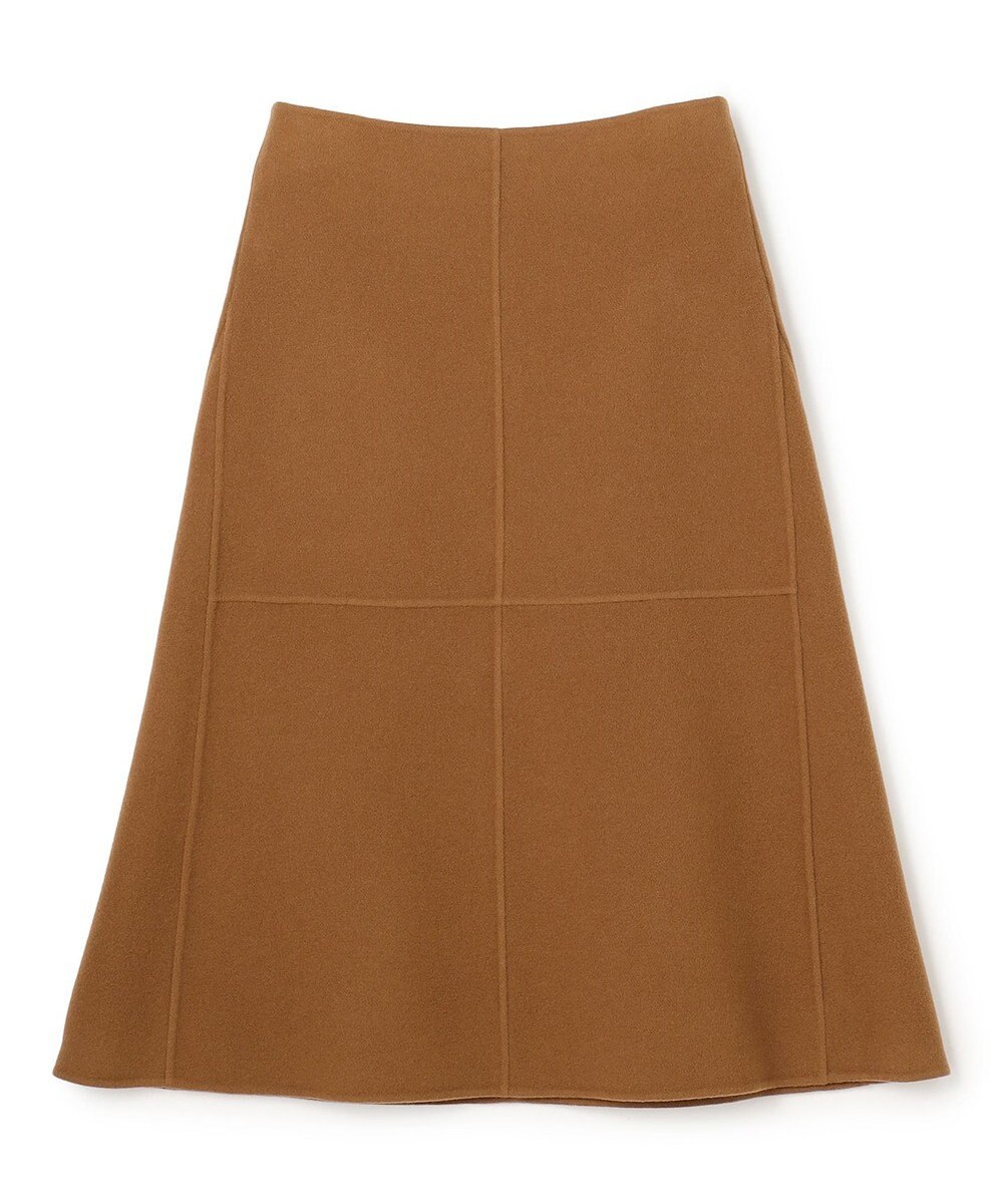 BEIGE， LEMOORE / ウールリバーAラインスカート 