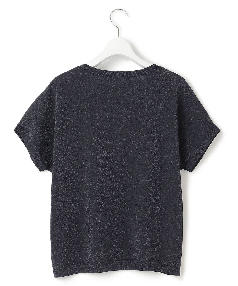 23区 【洗える】レーヨンポリエステルストレッチ プルオーバー ラメニット 