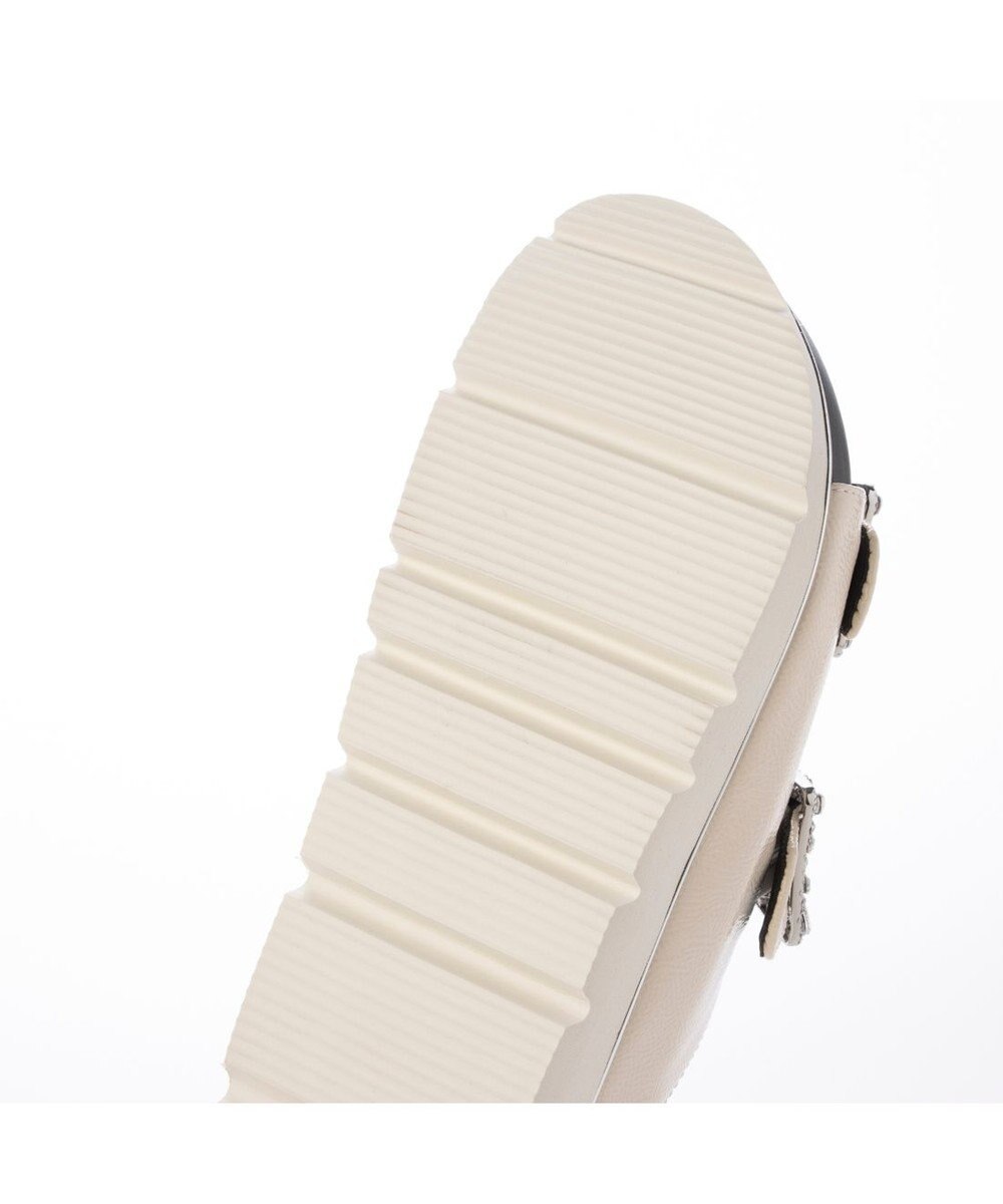 MODE ET JACOMO <carino>厚底ビジューバックルサンダル 