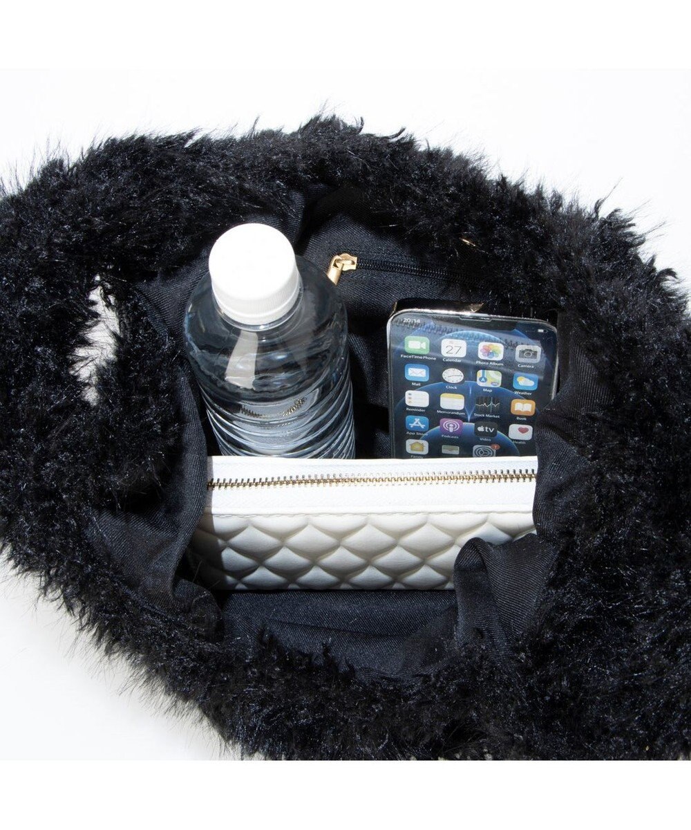 UNBILLION カシュカシュ cachecache / シャギーエコファーショッパーバッグ 