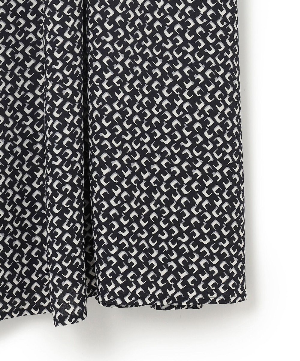 23区 【洗える】モダンジオメトリックプリント ワンピース 