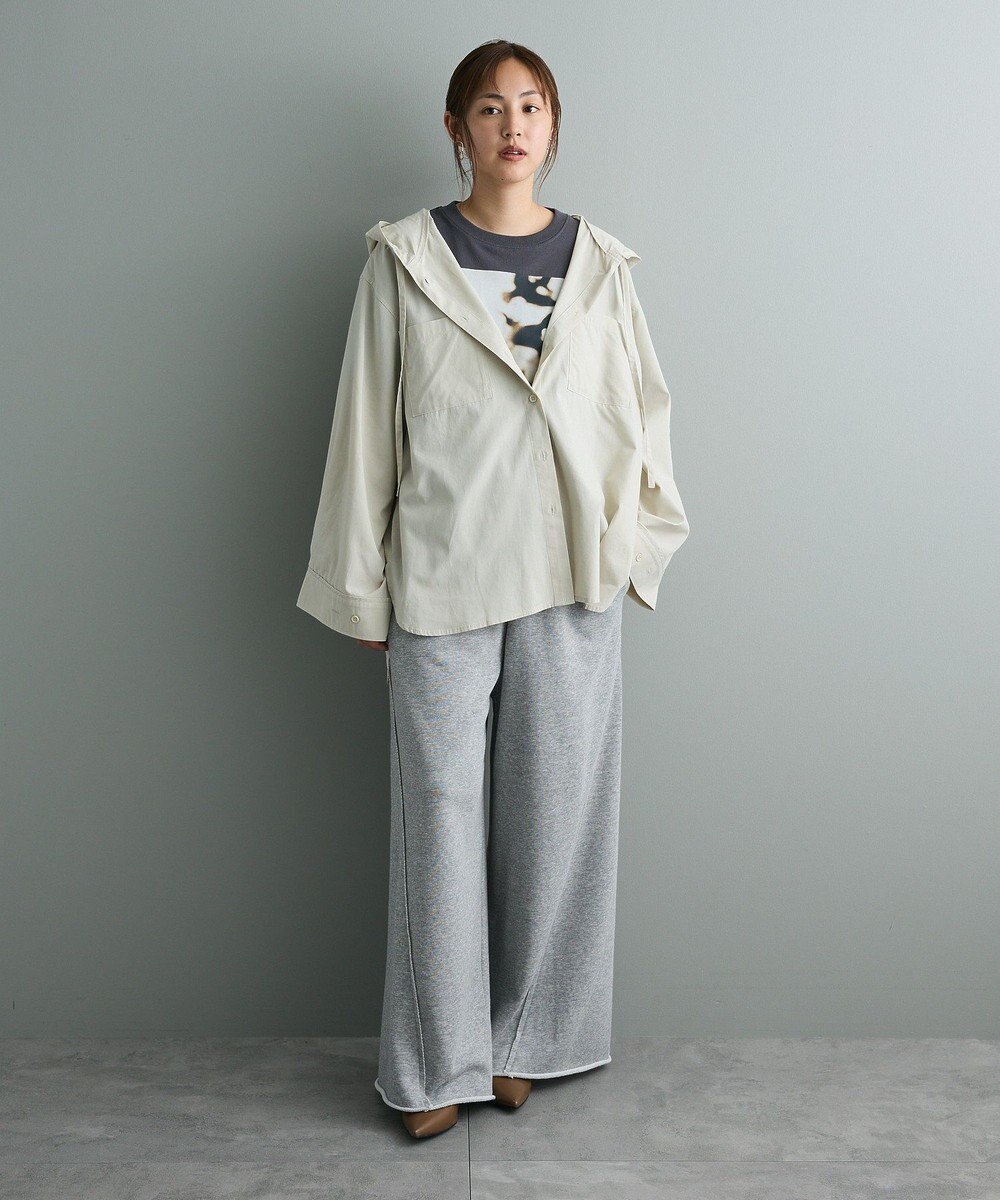 CRAFT STANDARD BOUTIQUE フーディーオーバーサイズシャツ 