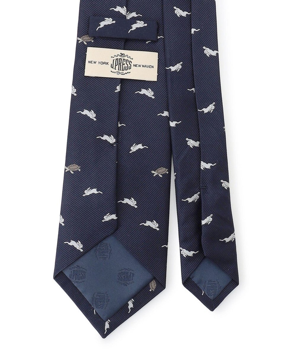 J.PRESS MEN 【JOKE TIE COLLECTION】兎と亀 ネクタイ 