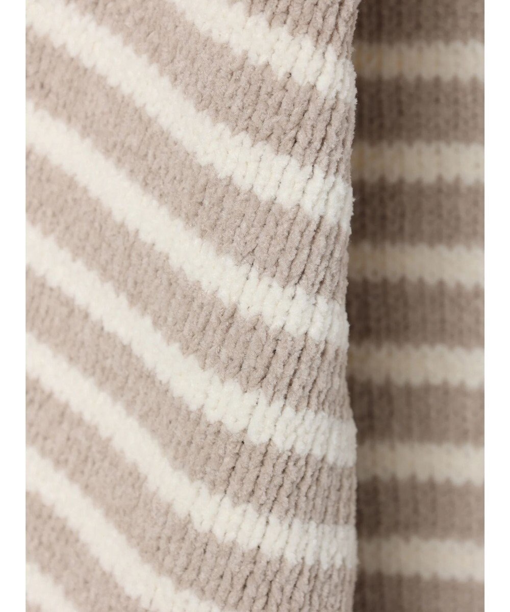 CRAFT STANDARD BOUTIQUE 洗えるモールニットボーダープルオーバー 