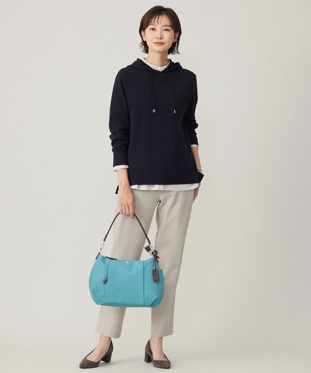 J.PRESS LADIES S 【洗える】BEZコットンナイロン ストライプ ピンタック ブラウス 