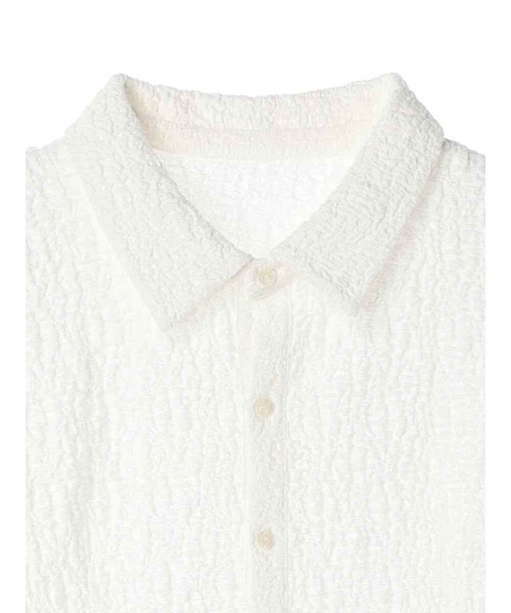 Green Parks AnriettMusee ふくれジャガードシャツ 