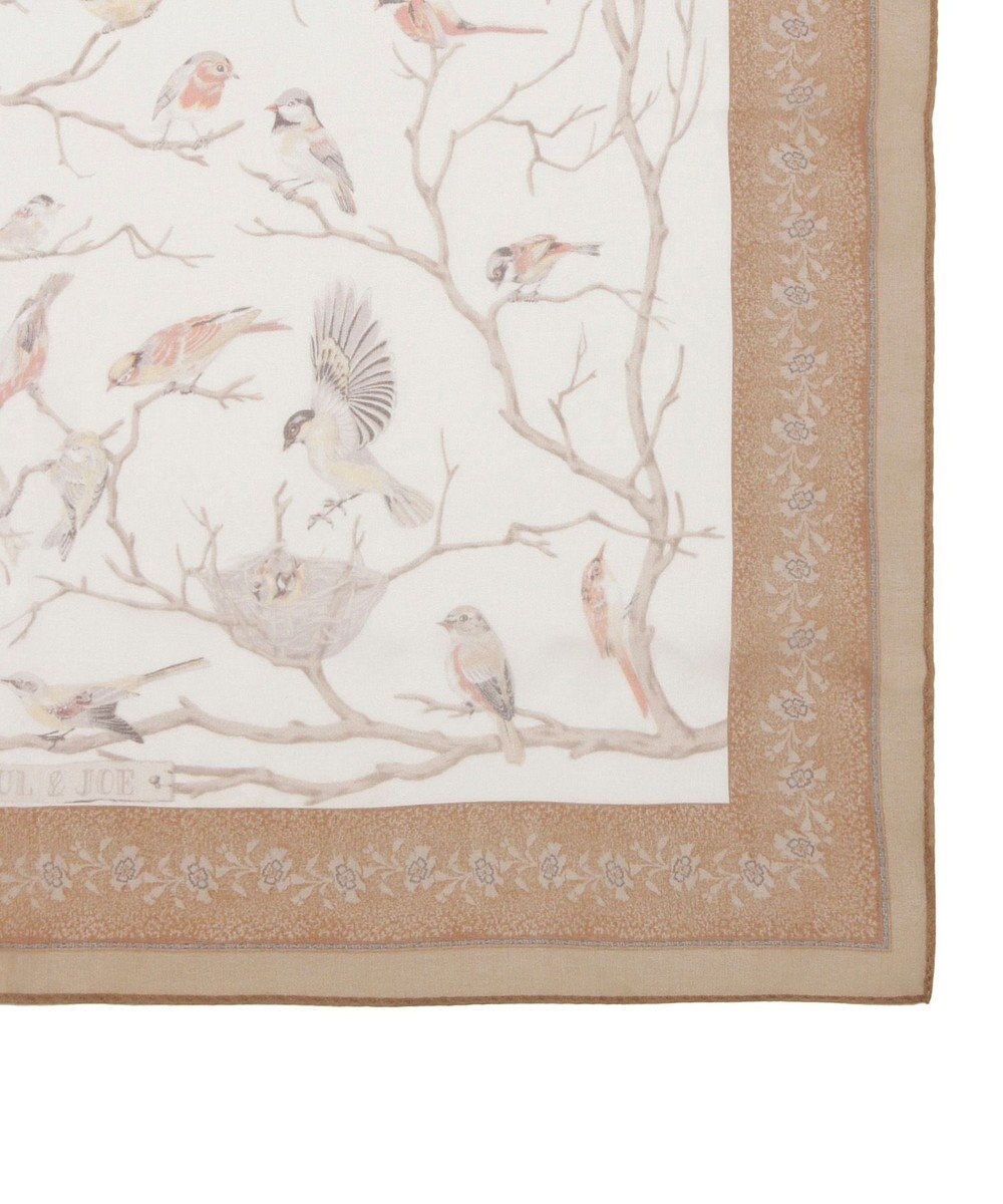 MOONBAT 【WEB限定】PAUL & JOE ACCESSOIRES シルクシフォンスカーフ 58×58cm 
