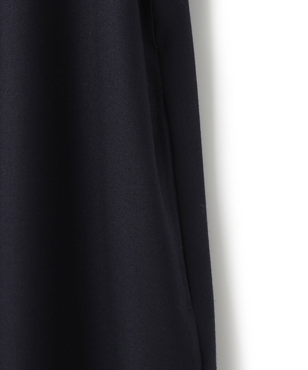 23区 L 【CLASSY.コラボ/洗える】ウールストレッチツイル ピンタック ワンピース 