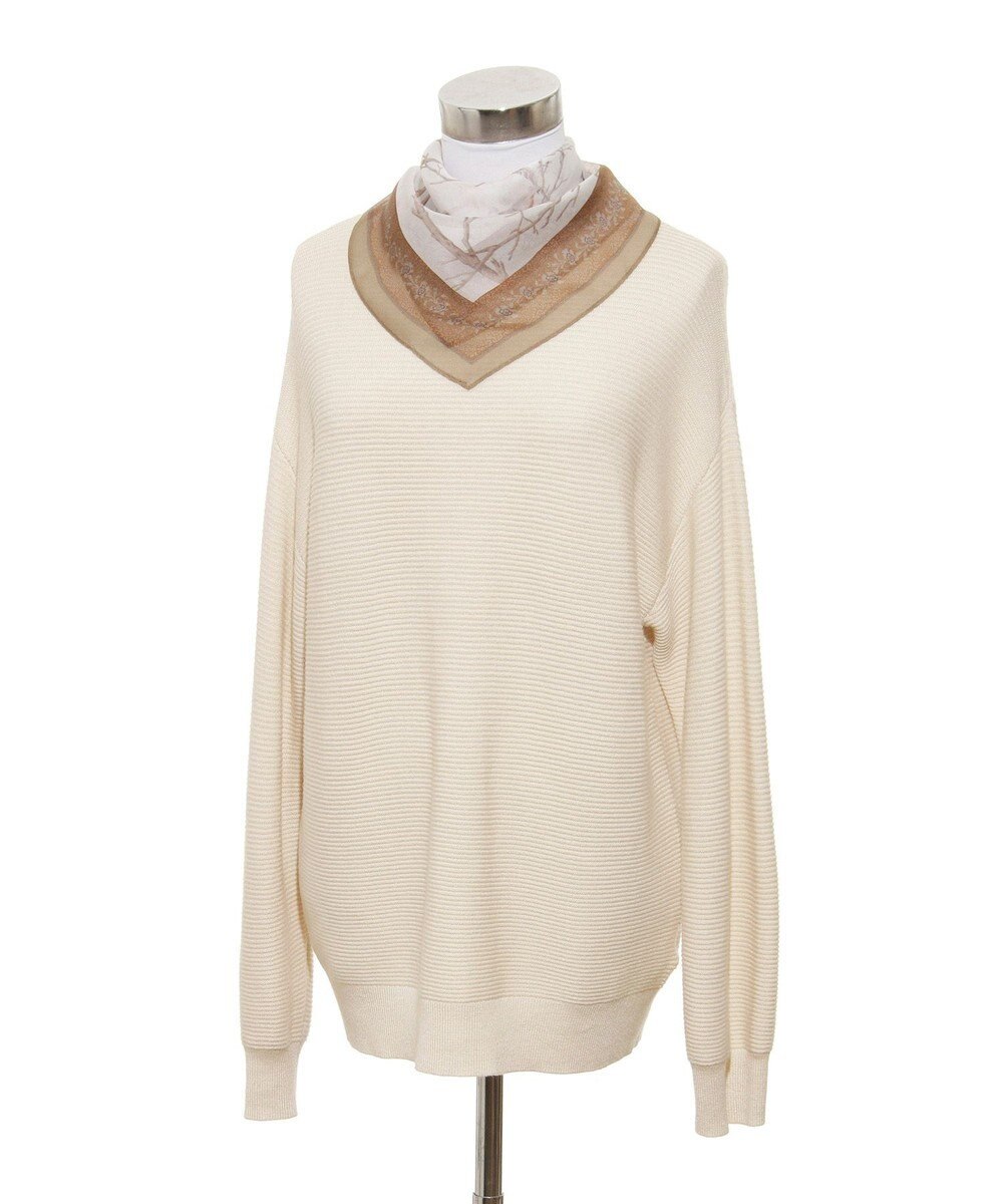 MOONBAT 【WEB限定】PAUL & JOE ACCESSOIRES シルクシフォンスカーフ 58×58cm 