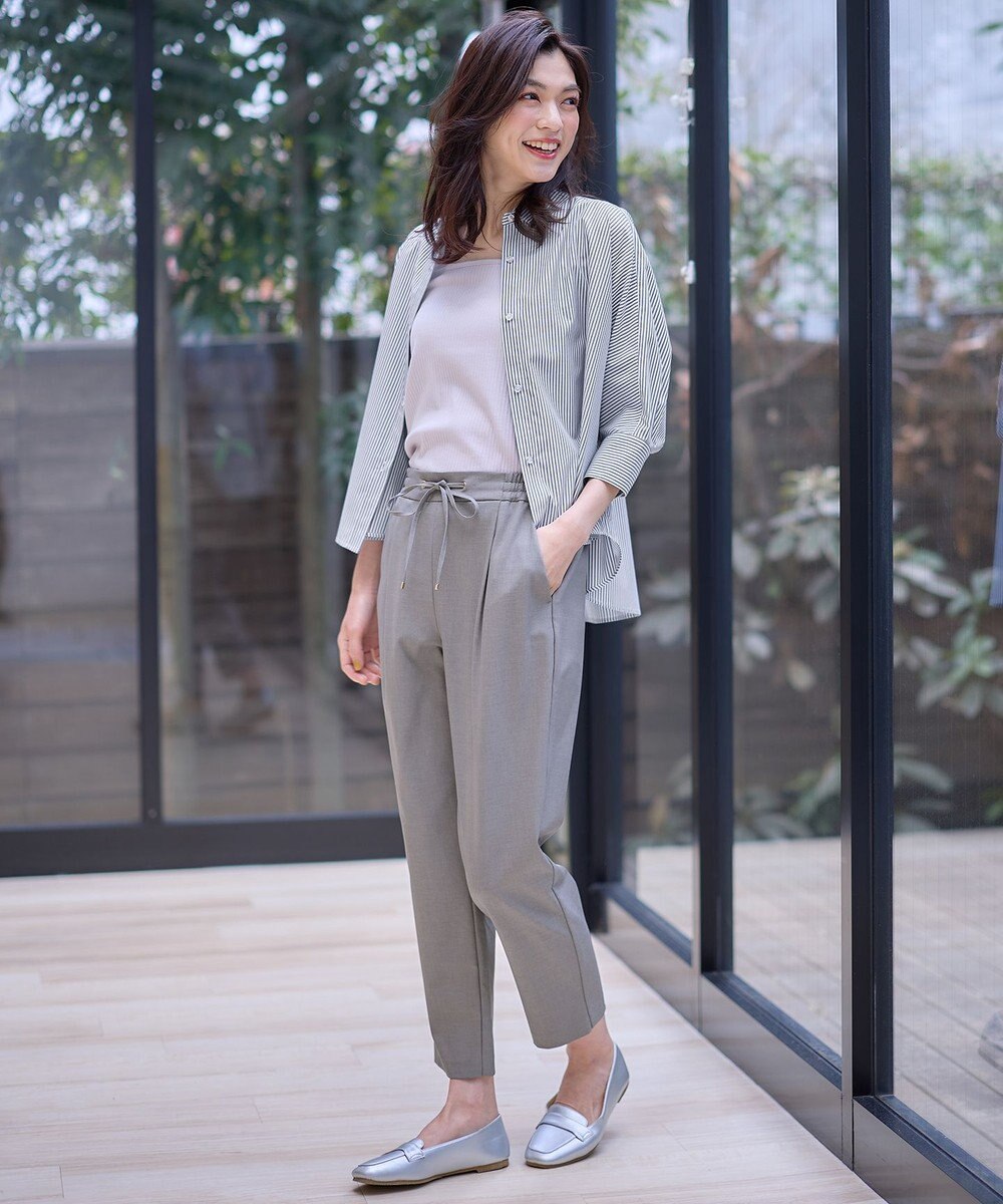 ANY L 【UVカット/抗菌防臭/速乾/手洗い可】エニィファンクション ストライプドルマンシャツ 