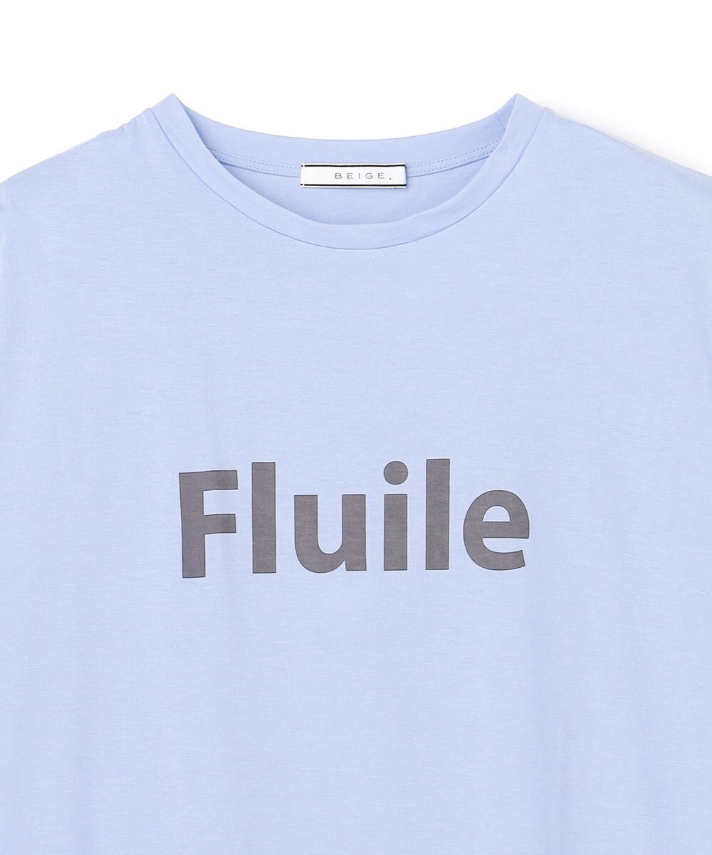 BEIGE， STELLERITE / コットンロゴTシャツ 