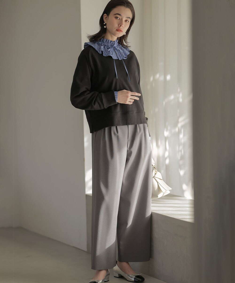 組曲 マシュマロタッチ裏毛 プルオーバー 