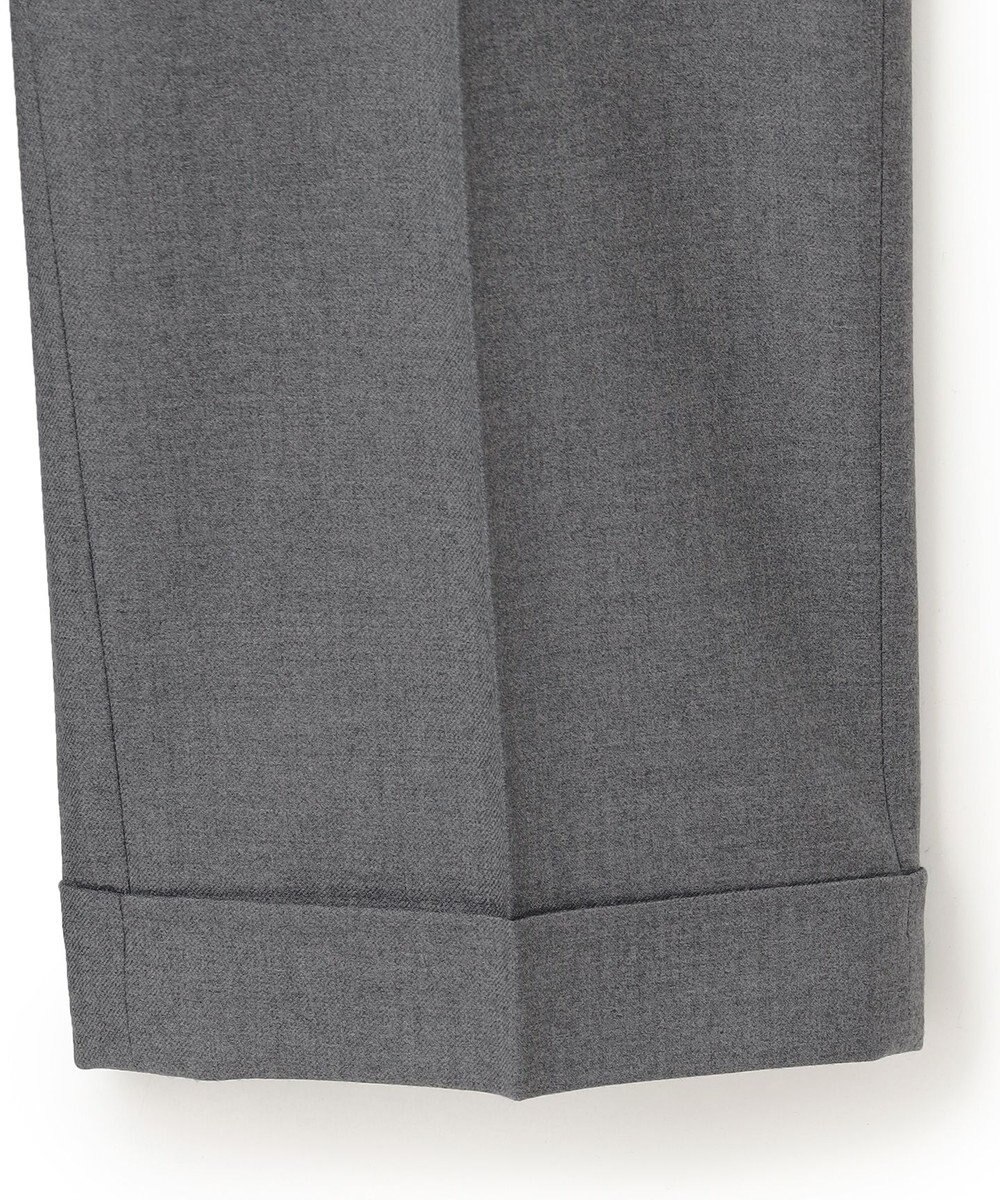 J.PRESS MEN 【J.PRESS ORIGINALS】PEPPIN MERINO SAXONY PIPED STEM TROUSERS / JAPAN MADE 