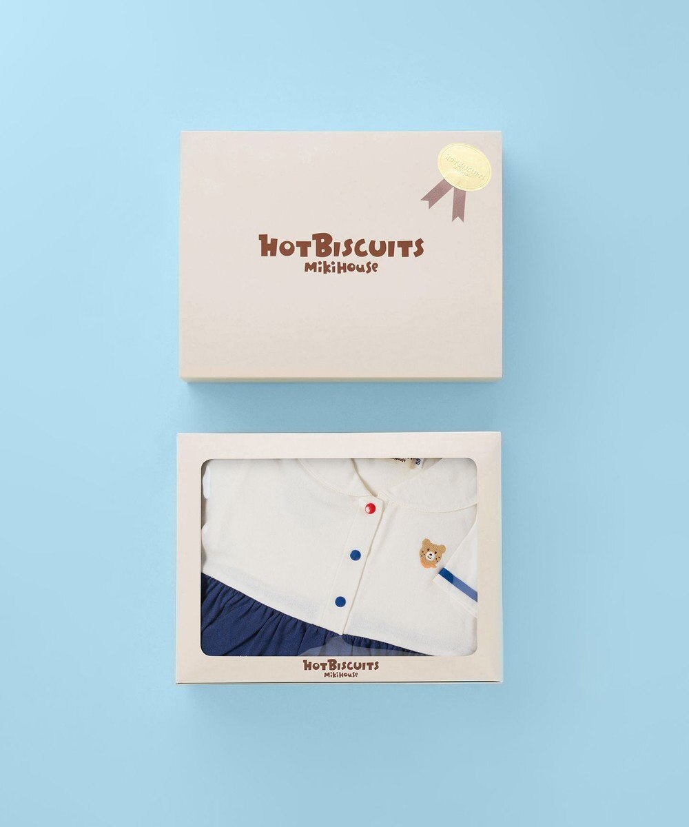 MIKI HOUSE HOT BISCUITS セーラーカラー ワンピース セット【BOX付き】 