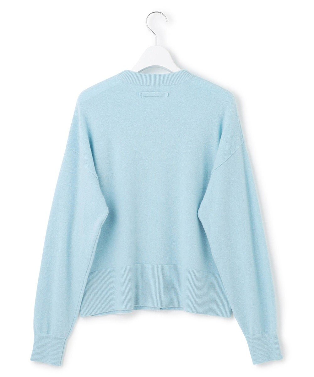 23区 L 【見上愛さん着用/STORY掲載】ピュアカシミヤ クルーネック カーディガン 