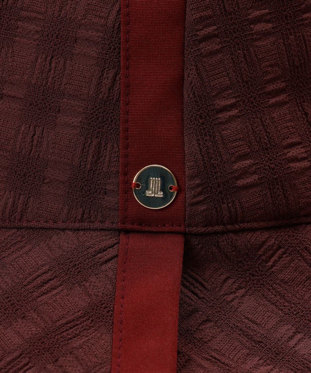 AURORA 【 LANVIN COLLECTION（ランバン コレクション） 】切り替えクロッシェハット 